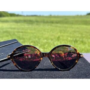 Christian Dior UMBRAGE blonde havana/purple mirror (0X3/TN) Sunglasses Red gold